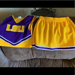 LSU cheer leader uniform